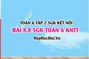 Bài 8.8 SGK Toán 6 tập 2 Kết nối tri thức